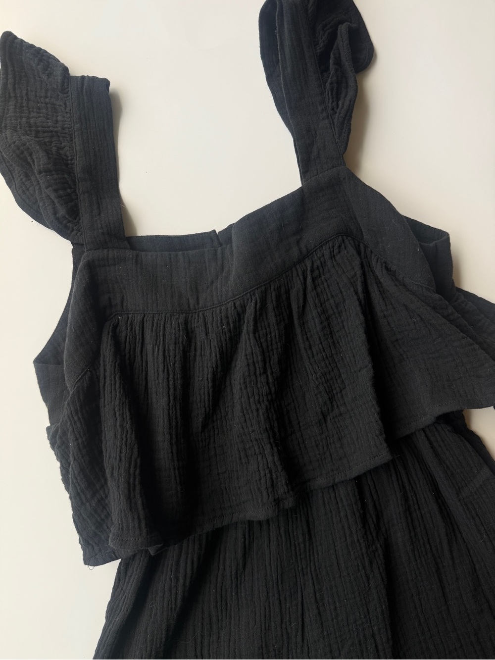 Heyson Black Textured Romper